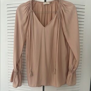 Ramy Brook Blush V-Neck Blouse